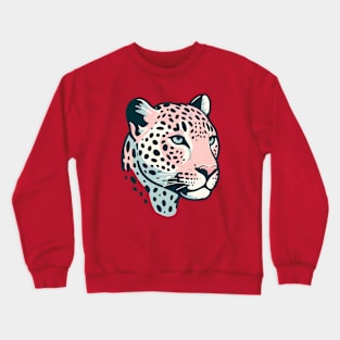 Leopard profile illustration Crewneck Sweatshirt